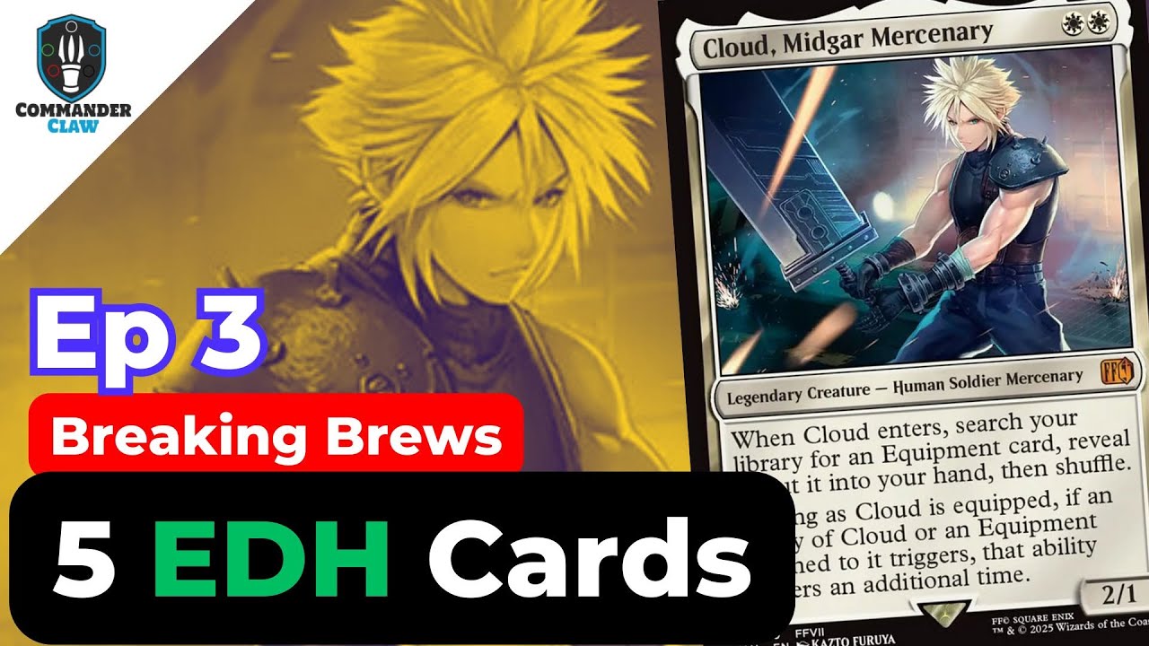 cloud midgar mercenary mtg commander deck Ep 3 | Add These: 5 Cards for Cloud, | Final Fantasy | EDH Cloud Midgar Mercenary Proxy -