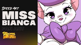 MISS BIANCA (The Rescuers) | #SpeedArt