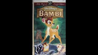 closing to bambi VHS 1997