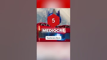 Why Transformers One is mediocre