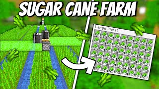 Sugar Cane Farm - 2000+ Per Hour - Minecraft 1.20 Tutorial