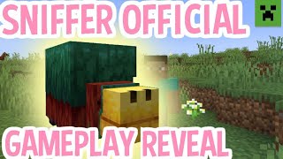 OFFICIAL SNIFFER GAMEPLAY REVEALED - Minecraft 1.20