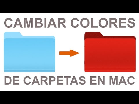 Cambiar color de carpetas en Mac