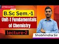 Unit-1 Fundamentals of Chemistry || B.Sc Sem. 1 || L-2 #viral #chemistry #bsc #mjpru #trending #neet