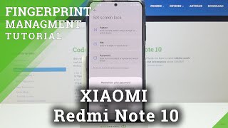 How to Add Fingerprint to XIAOMI Redmi Note 10 – Scan Fingerprint