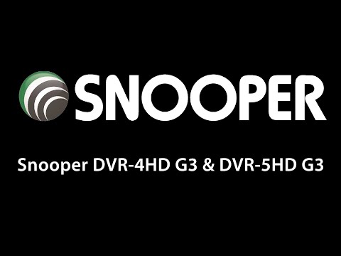 Snooper DVR-4HD G3 & DVR-5HD G3 Dash Cams opening box