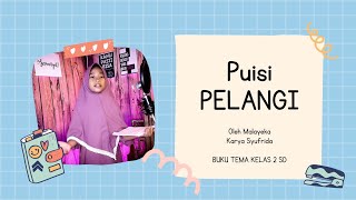 Puisi PELANGI - Malayeka (Karya Syufrida)