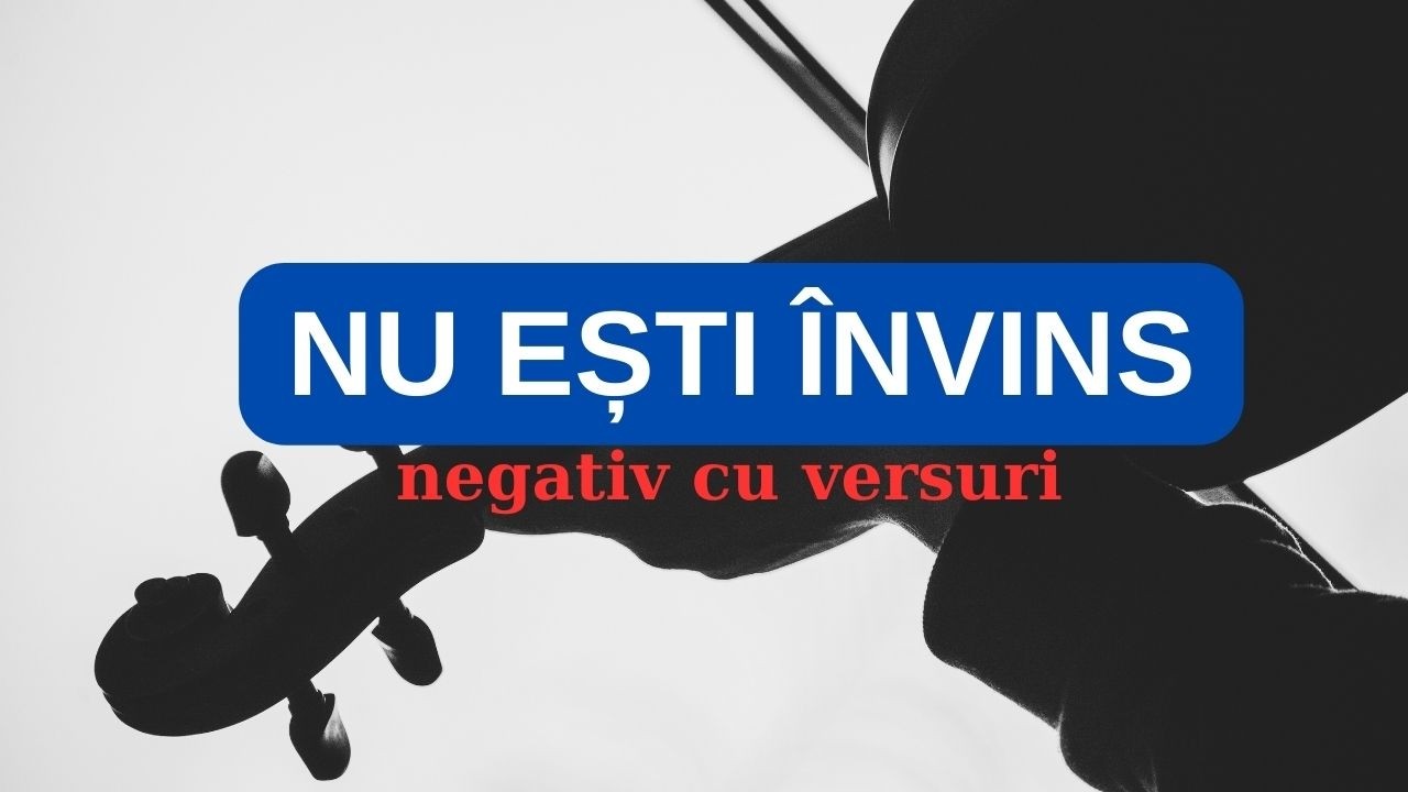 Nu ești învins cât timp credința - negativ cu versuri 2026