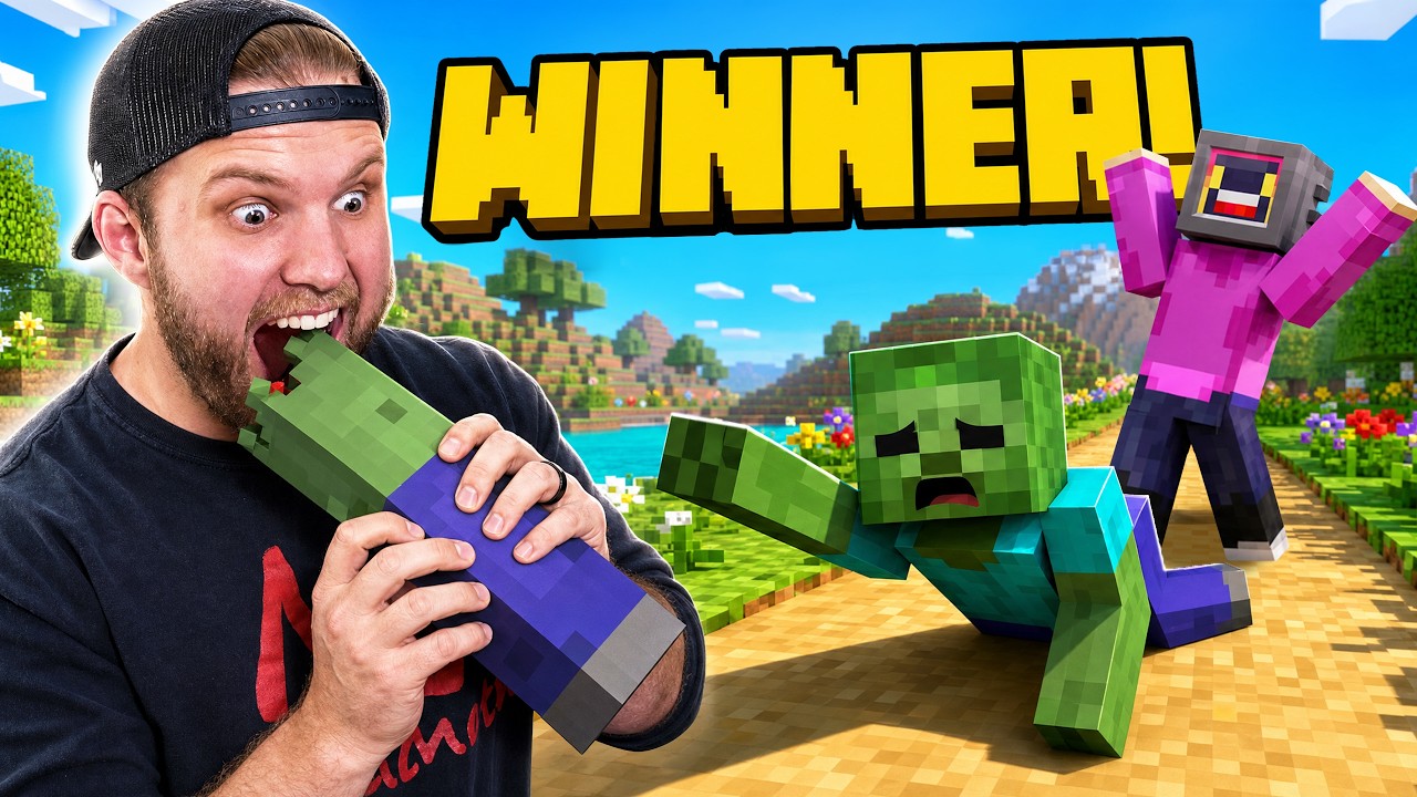 Eat The Minecraft Mob Body, WIN The Game!