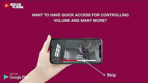 Gesture in Video Player-  Rocks video player and facebook video downloader app