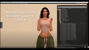 Sasy Scarborough   Second Life Marketplace Sku   Quick Fill Tutorial