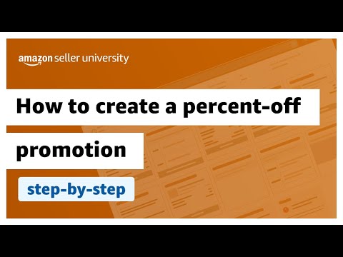 How to create a percent-off promotion