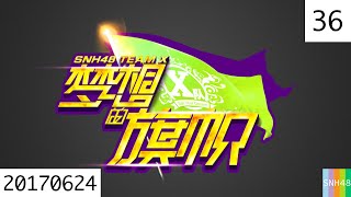 20170624 Snh48 Team X 梦想的旗帜 36 谢天依生日主题公演暨总选拉票公演