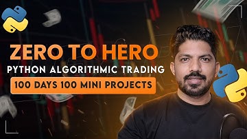 Why this 100 Days of Hell with Python Algo Trading?