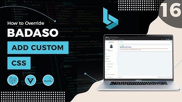16 How to override / add custom css - Badaso Getting Started