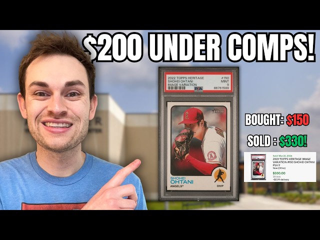 Buying Rare Shohei Ohtani Cards $200 Under Comps At My Local Card
