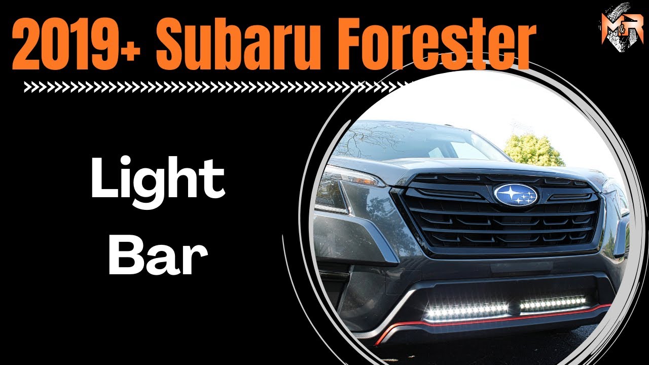 Subaru Forester Light Bar East Install by M&R Automotive YouTube