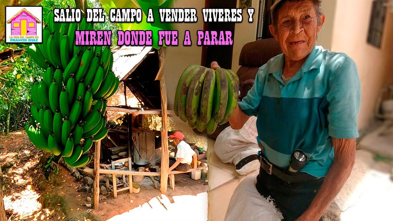 CHICHE BAJA DE UN CAMPO LEJANO  A VENDER VIVERES AL PUEBLO