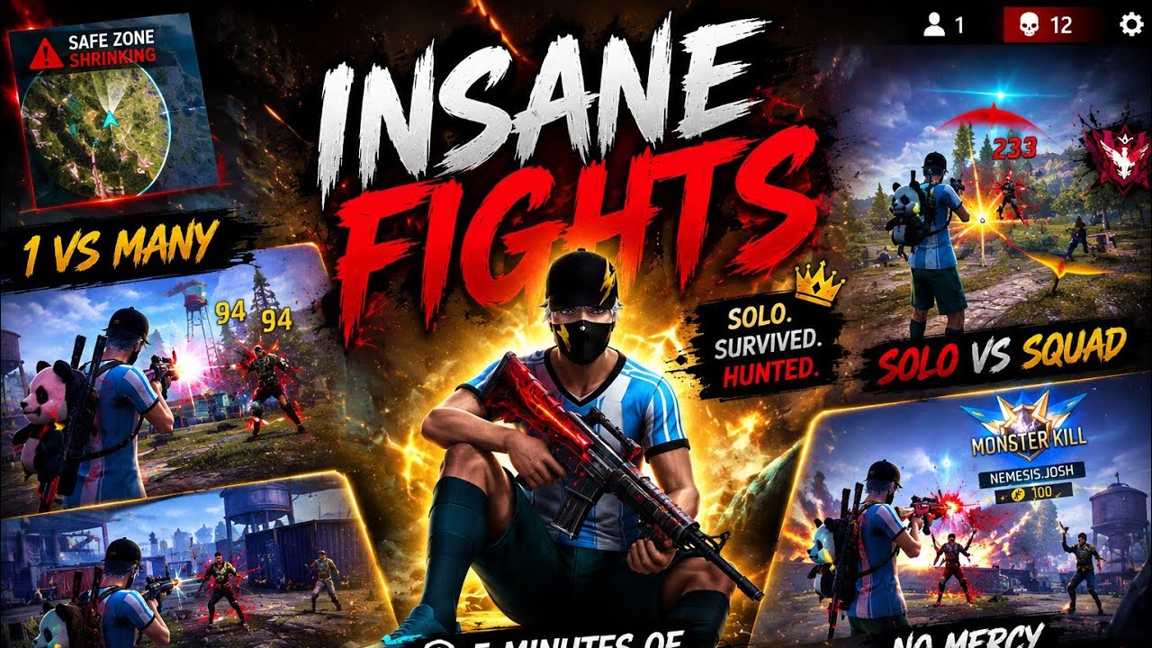 5 Minutes of Pure Survival & Chaos 🔥