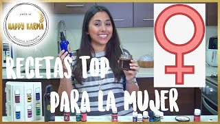 4 mezclas top para la mujer de hoy, con aceites esenciales!