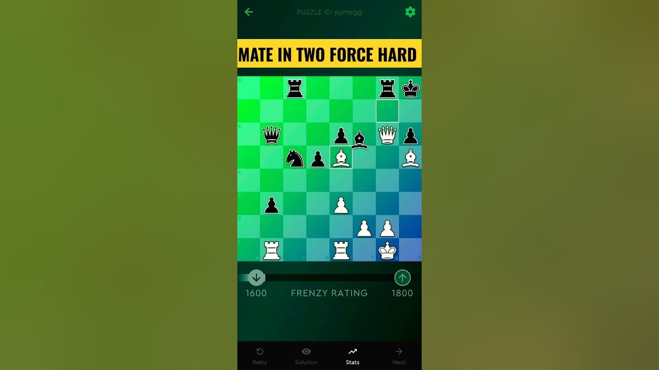 Mate in Two Hardest Chess Puzzle find THE MOVE YouTube