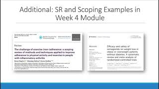 Week 4 ARP II Screencast