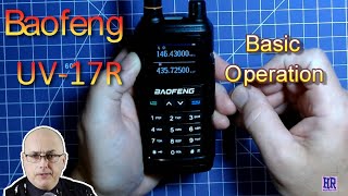 Boafeng UV17R Basic Operation