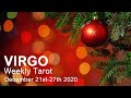 VIRGO WEEKLY TAROT READING "SOMEONE IS FULL OF REGRET VIRGO" December 21st-27th 2020 #Youtube
