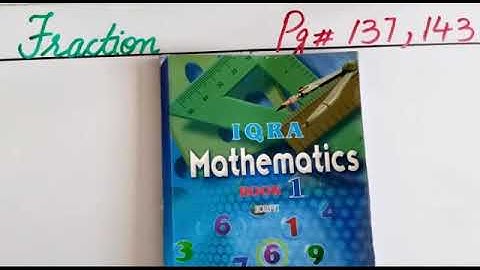 PVI MATHS LESSON # 63 ACTIVITY# 1 & 2 DATED:10/07/2020 TOPIC: FRACTION