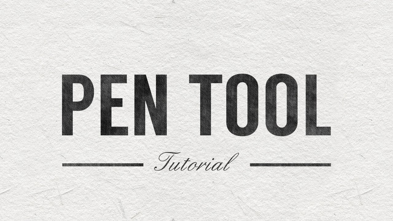 Pen Tool Tutorial - Adobe Illustrator - YouTube