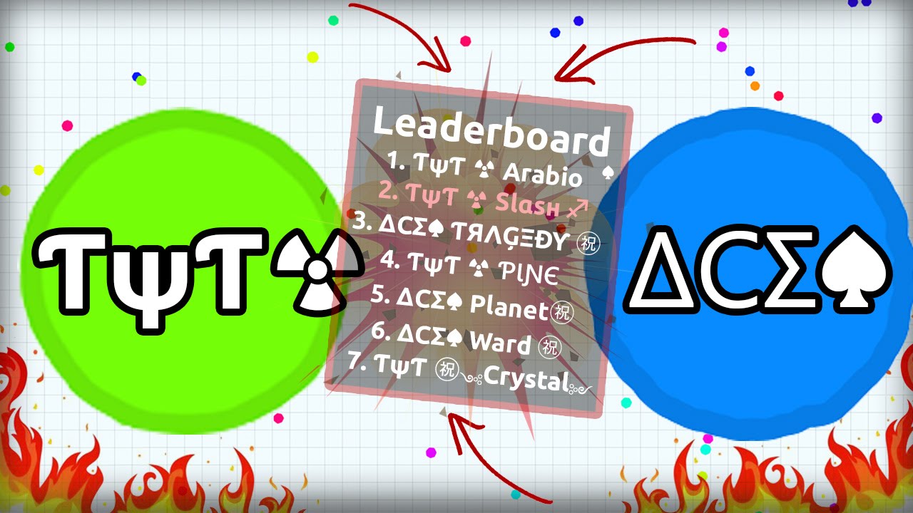 TYT vs. ACE Clanwar // FIRST LAST MAN STANDING CLAN WAR!? // Official Agar.io Clan War