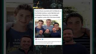 Frankie Muniz reunited with his Malcolm in the Middle brothers Justin Berfield and Christopher