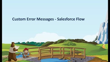 Salesforce Flows - Custom Error Messages - Winter
