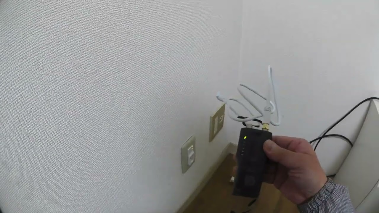 アンテナジャックにTV電波信号がきているか確認する方法 - YouTube