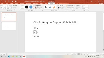 Cách tạo hiệu ứng chọn đáp án đúng bằng cách khoanh tròn trên Powerpoint