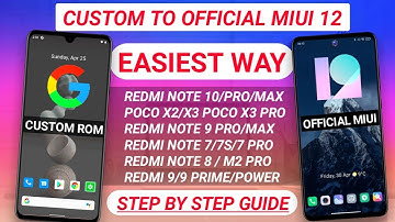 How to Rollback to MIUI 12 From any Custom ROM IN 2021 In any Xiaomi Devices | Go back to Miui 12