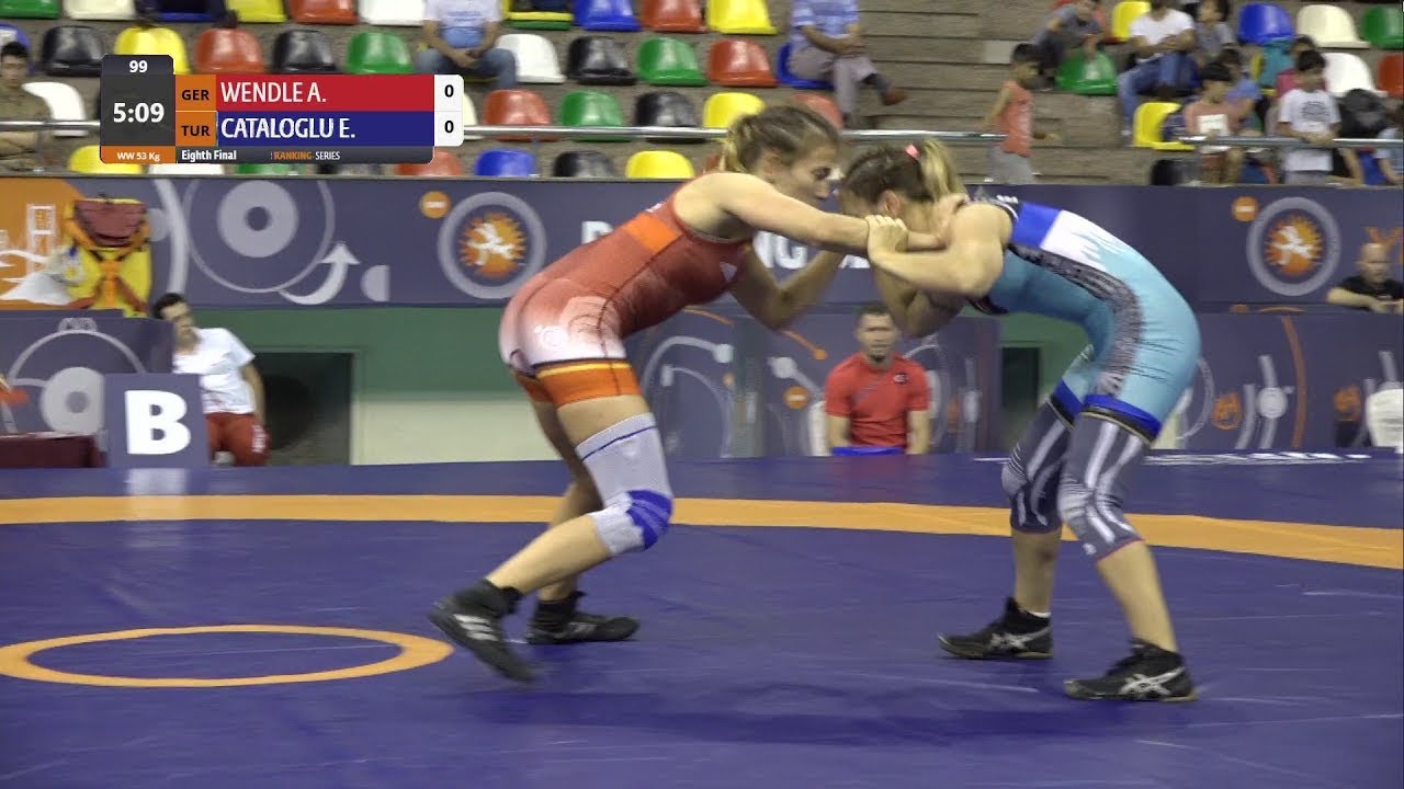 1/8 WW - 53 kg: A. WENDLE (GER) v. E. CATALOGLU (TUR)