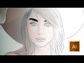 How to make vector line art in adobe illustrator | Speedart Adobe Illustrator Vector Art Tutorials