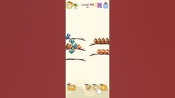 bird sort color game leval185 #birdsortcolor #colorgame #gameplay #birdsortcolorpuzzle #colormatchin