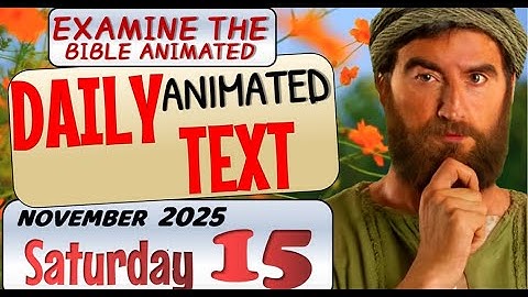 JW DAILY ANIMATED TEXT 🔵DO YOU HAVE PRACTICAL WISDOM? ✅ EXAMINE THE BIBLE ANIMATED