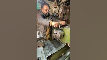 Metal bush fix and Cutting in lathe Chuck