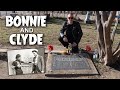 Bonnie  clyde  their graves childhood homes schools and more