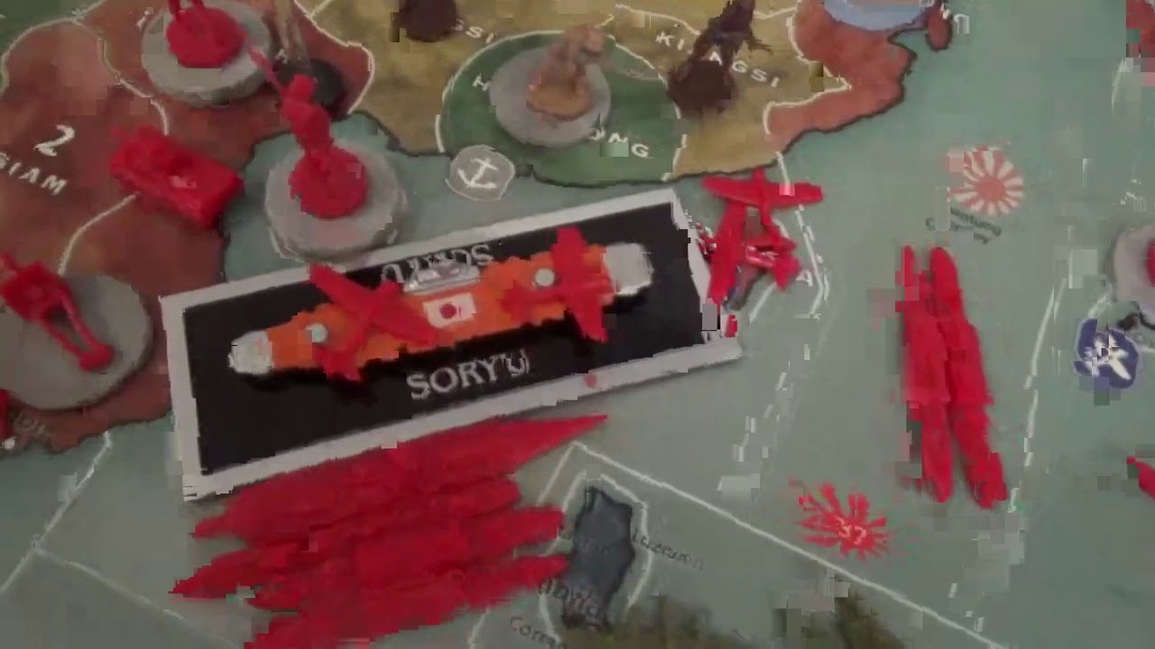 Axis and Allies Pacific Solo Game Play YouTube