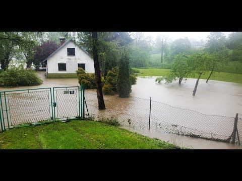 Lokalne podtopienia na Śląsku Cieszyńskim / 23.05.2019 r.