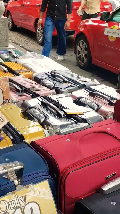 Harga koper di Petaling Street Kuala Lumpur #koper #baggage #petaling #street #kualalumpur