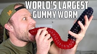 WORLD'S LARGEST GUMMY WORM!