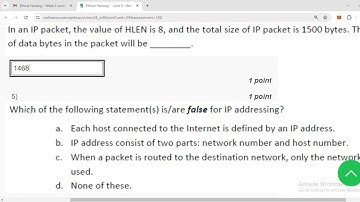 Ethical Hacking|week 2 Nptel Assignment solutions 2024