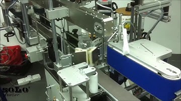 Square Bottle Labelling Machine | 3 Sides Labelling Machine | Solo Labeller Technology