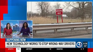 VIDEO: Wrong way driving detection systems going up