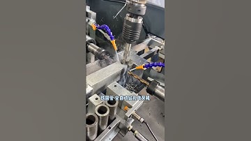 Fully automatic iron round pipe drilling and tapping machine #machine #factory #drilling